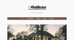 Desktop Screenshot of huddlestonhomes.net